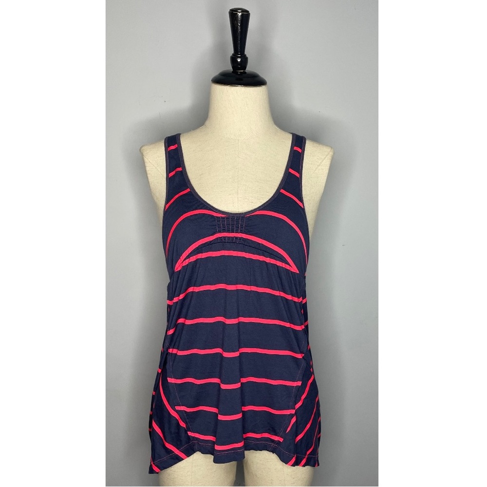*FREE PEOPLE* Striped Racerback Tank Top